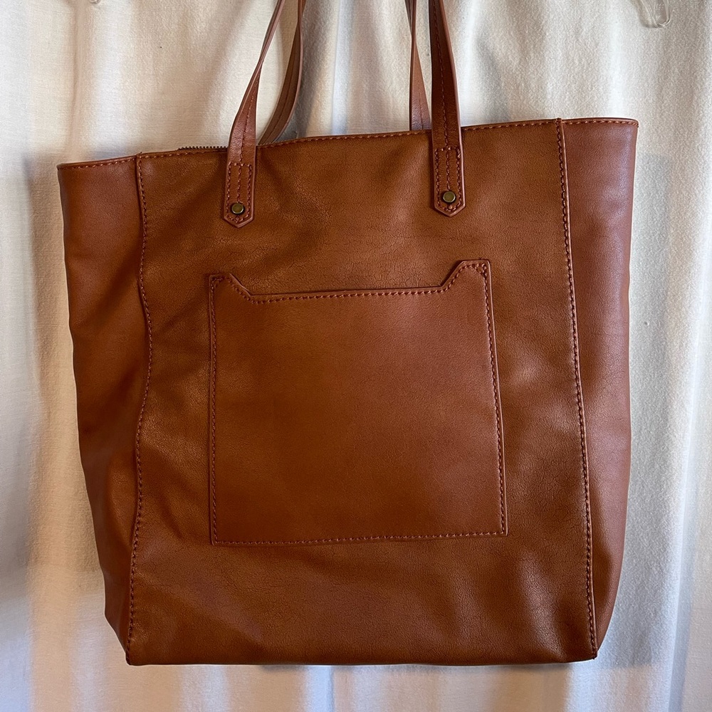 Universal Thread Large Tote Handbag-Cognac